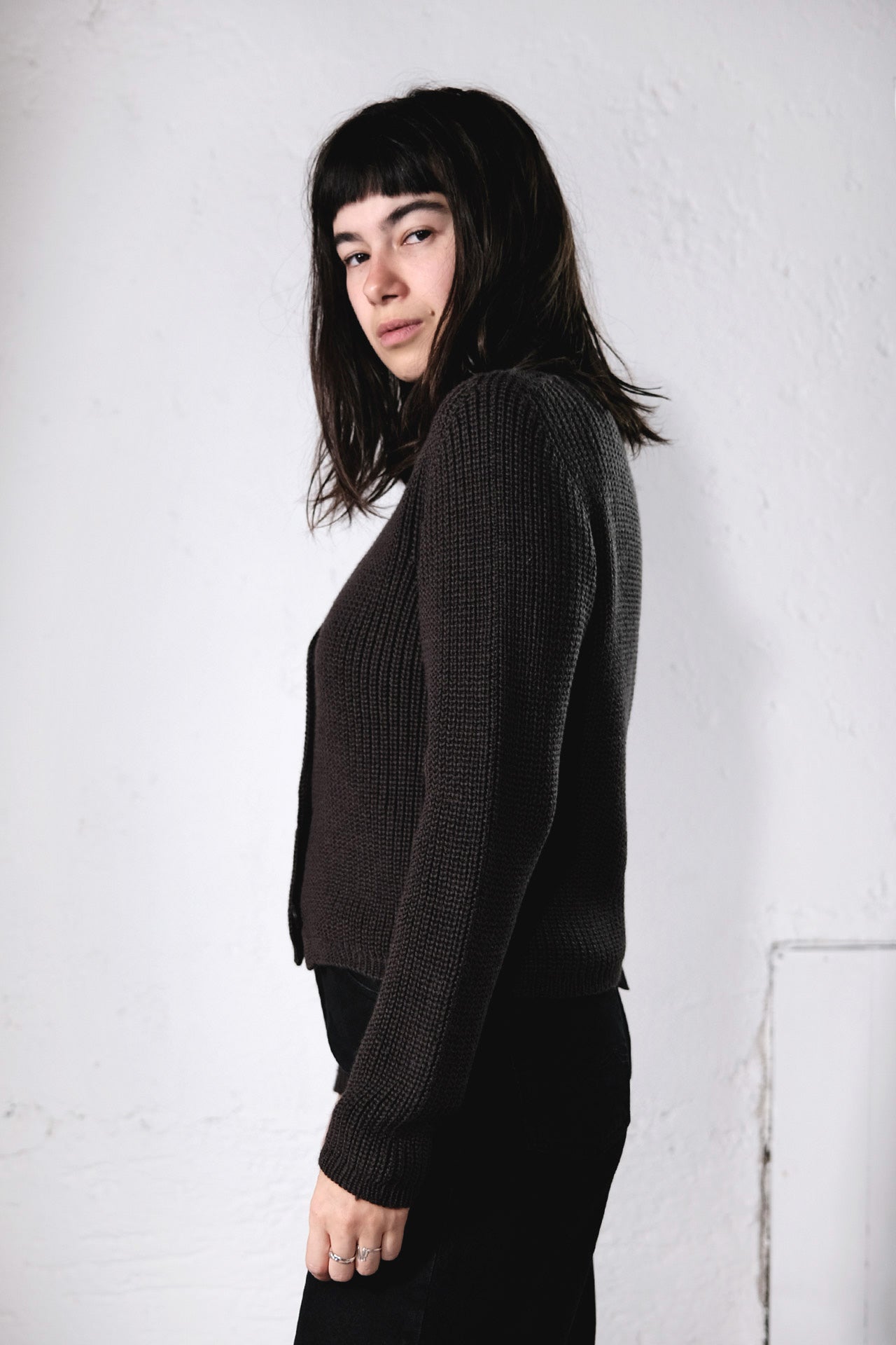 amon 1121901 soft merino warm cardigan