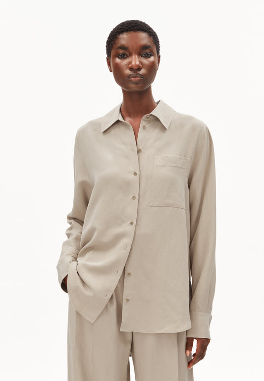 Armedangels LINEN BLEND SHIRT BLOUSE Bluse langarm
