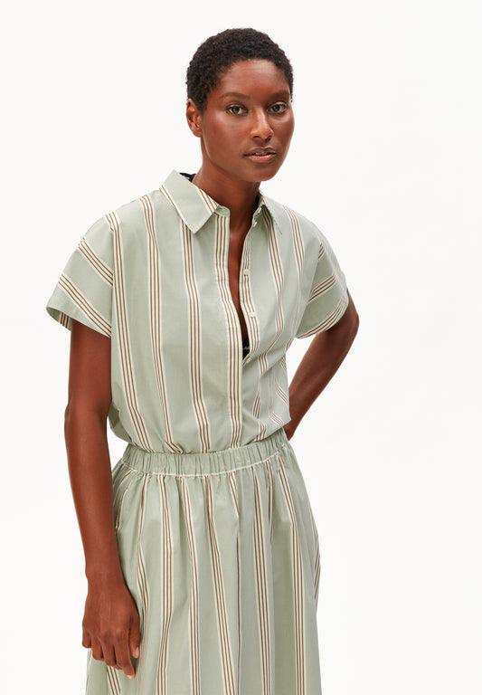 Armedangels STRIPE POPLIN LARISAANA BLOUSE S26