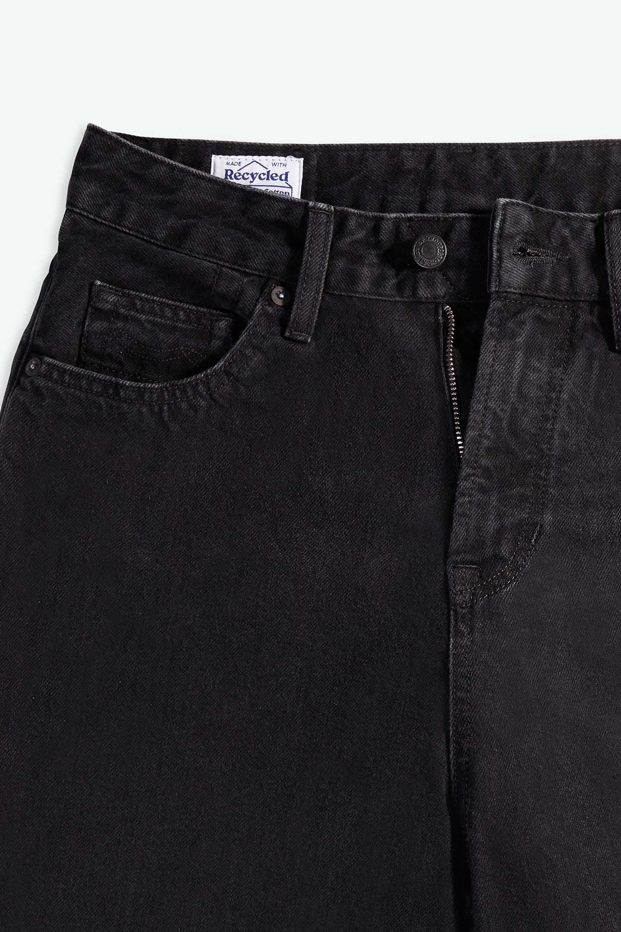 Kings of Indigo Jeans LEILA in HOLO BLACK USED