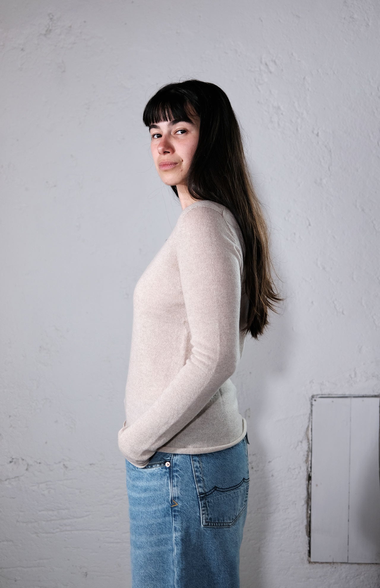 amon 1110203 luna v-neck cloud