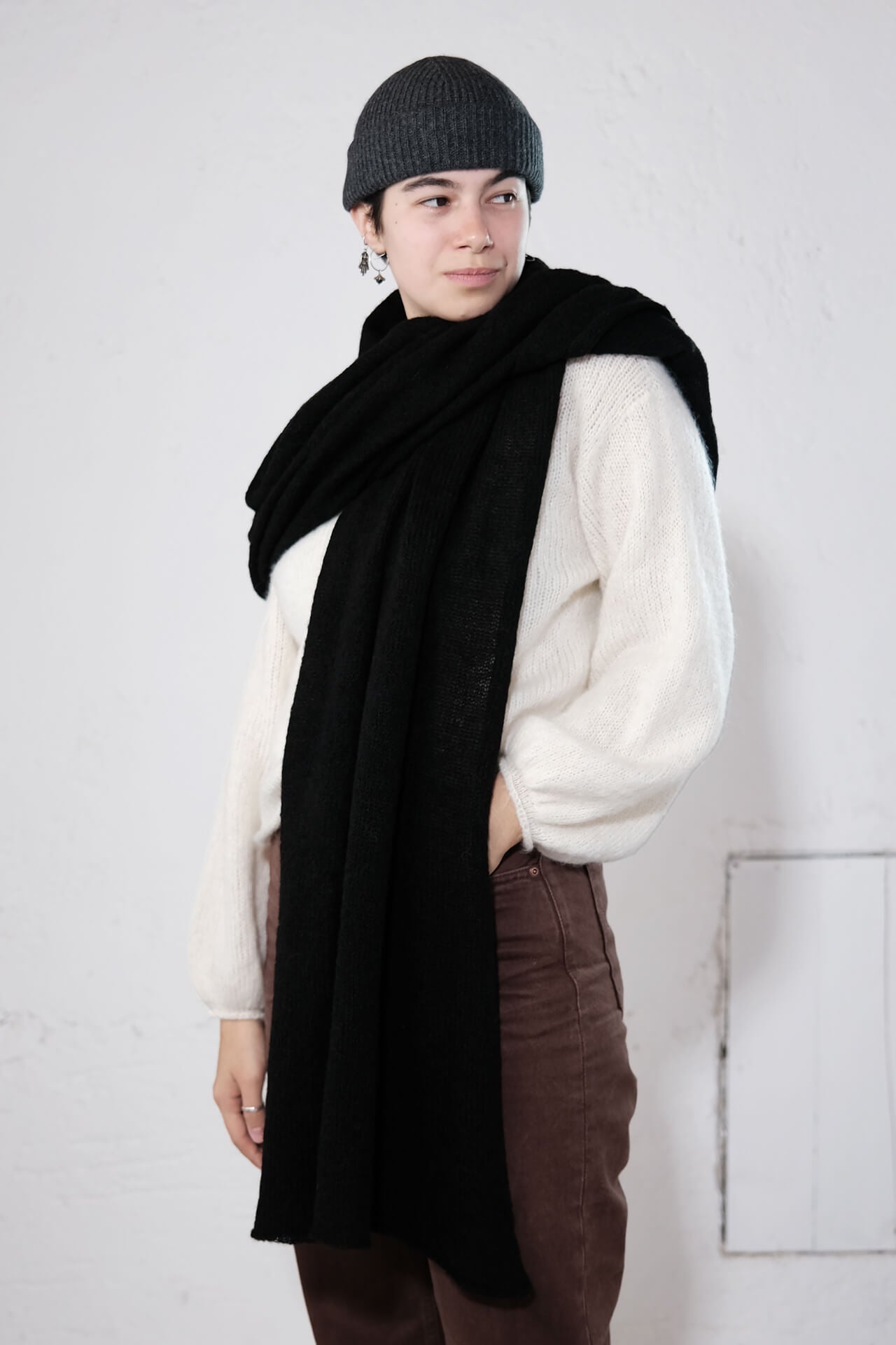 amon 1191500 fluffy scarf