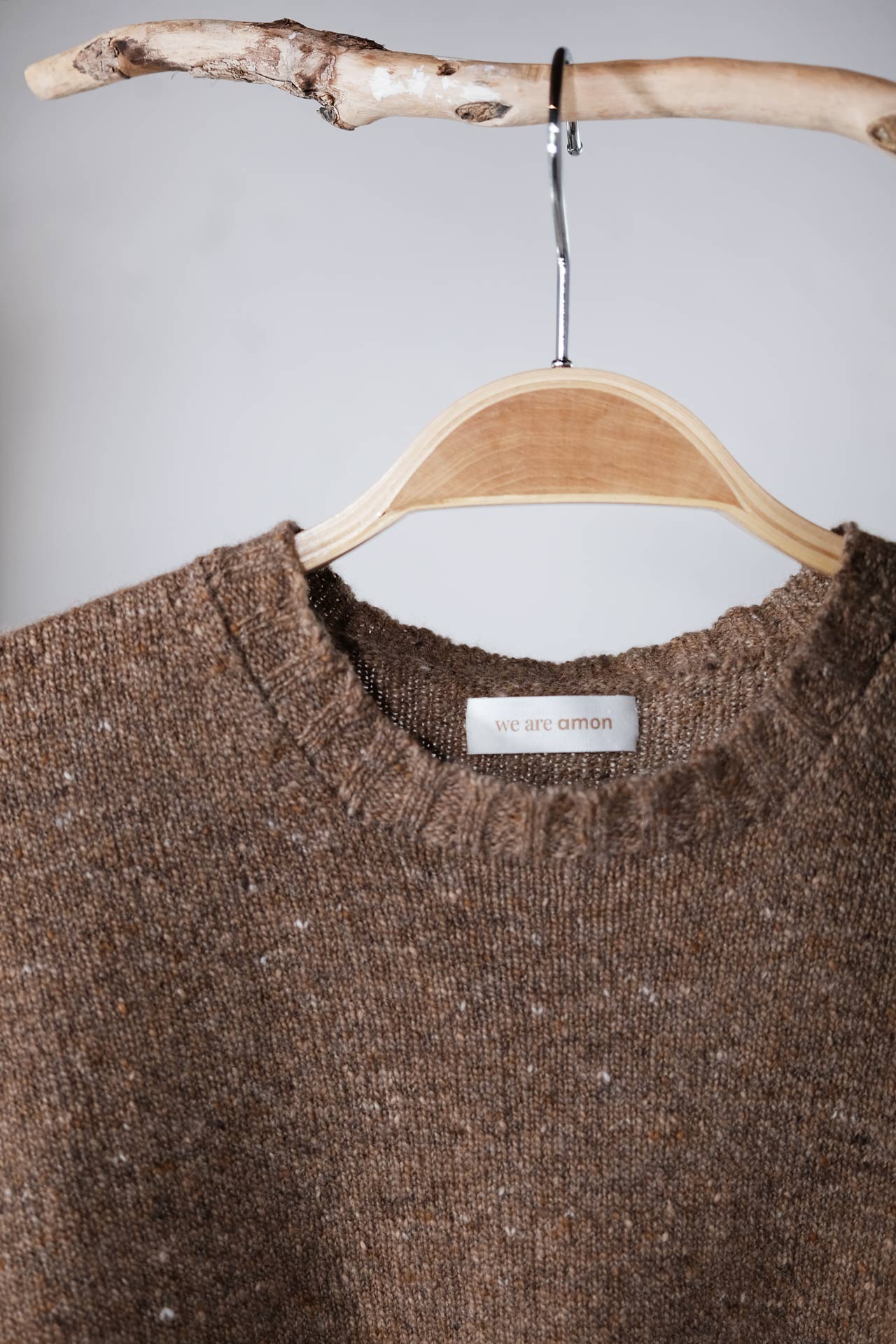 amon 1111404 tweed short sweater
