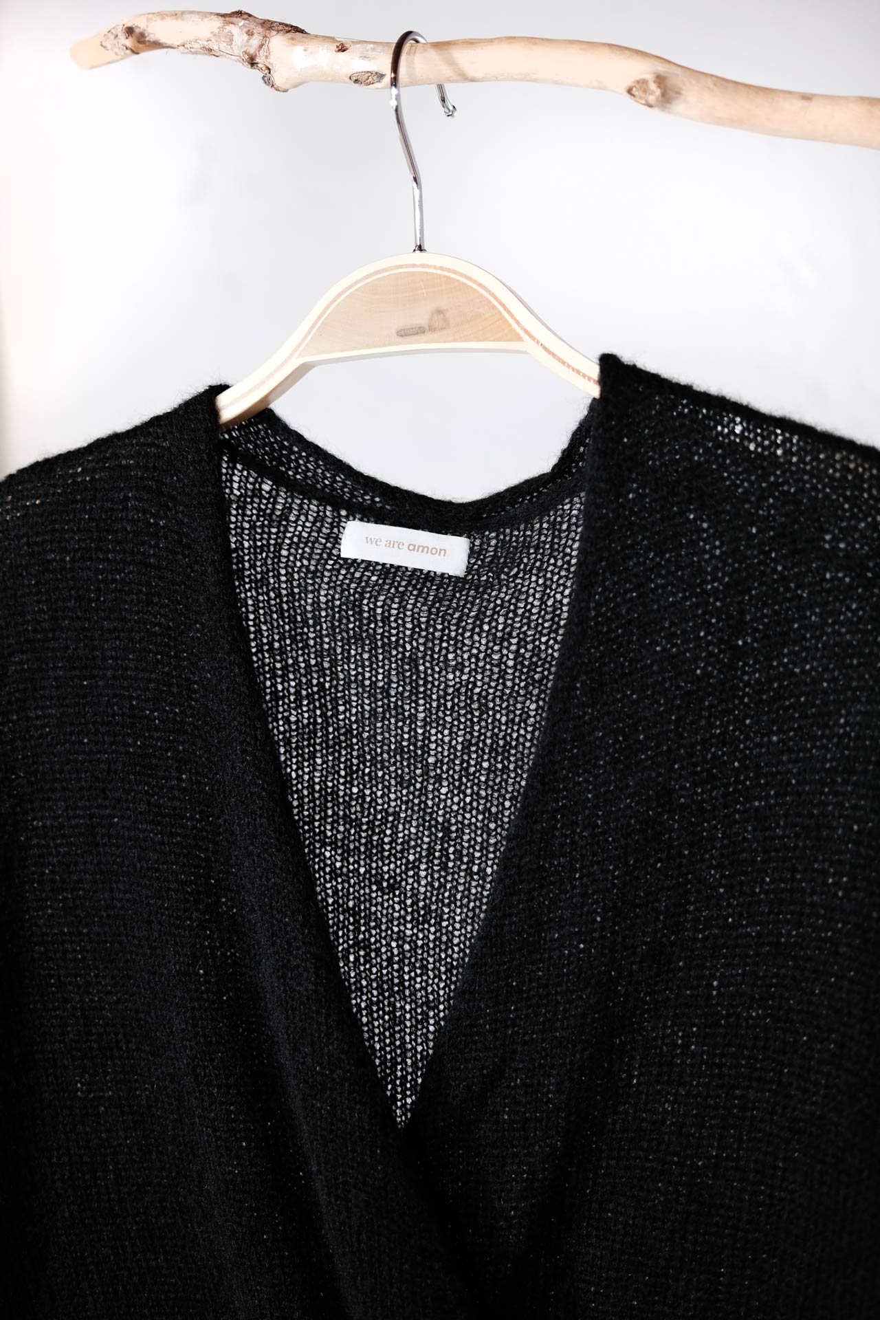 amon 1111514 Fluffy wrap v-neck