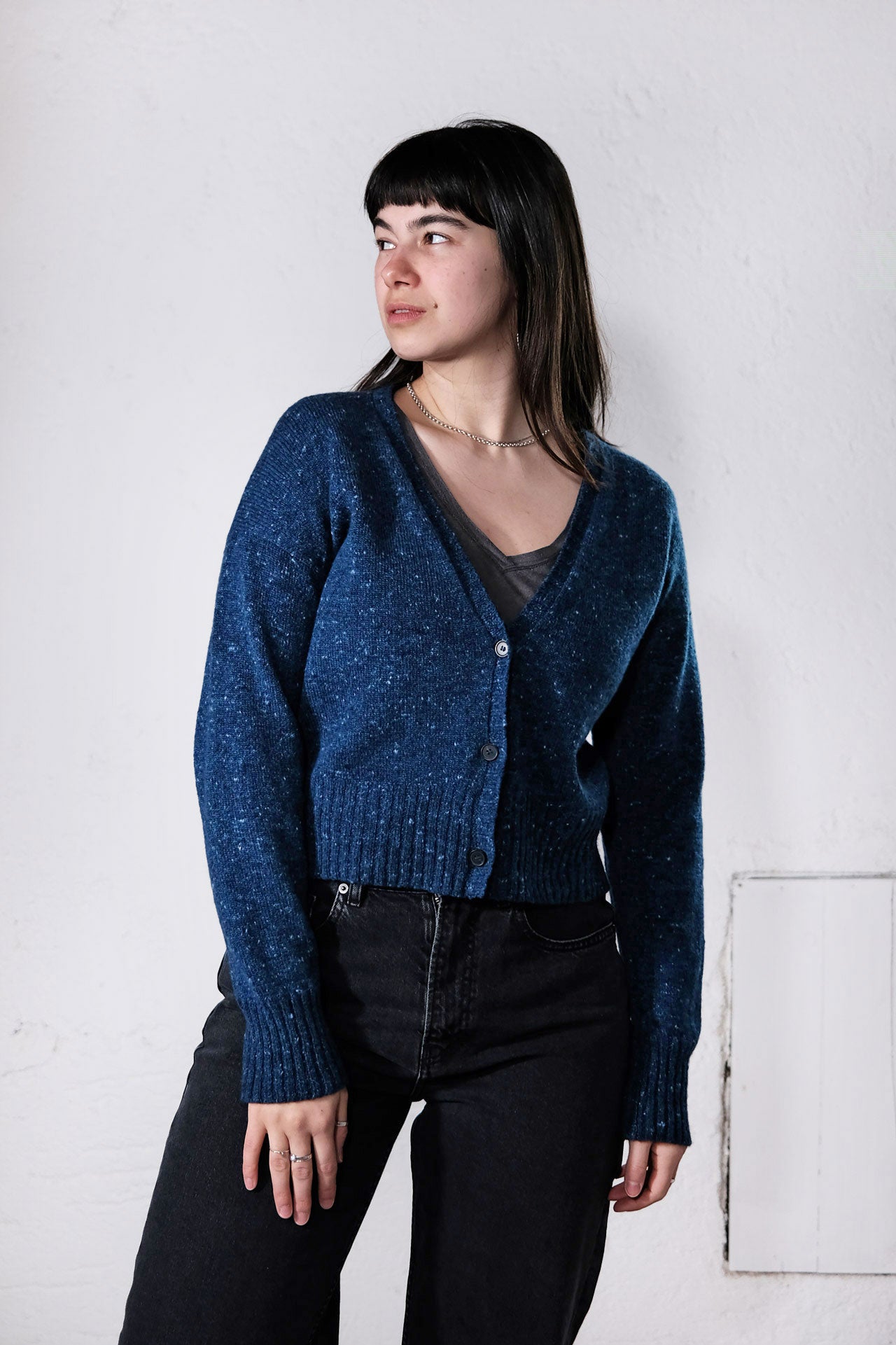 amon 1121409 Tweed short cardigan