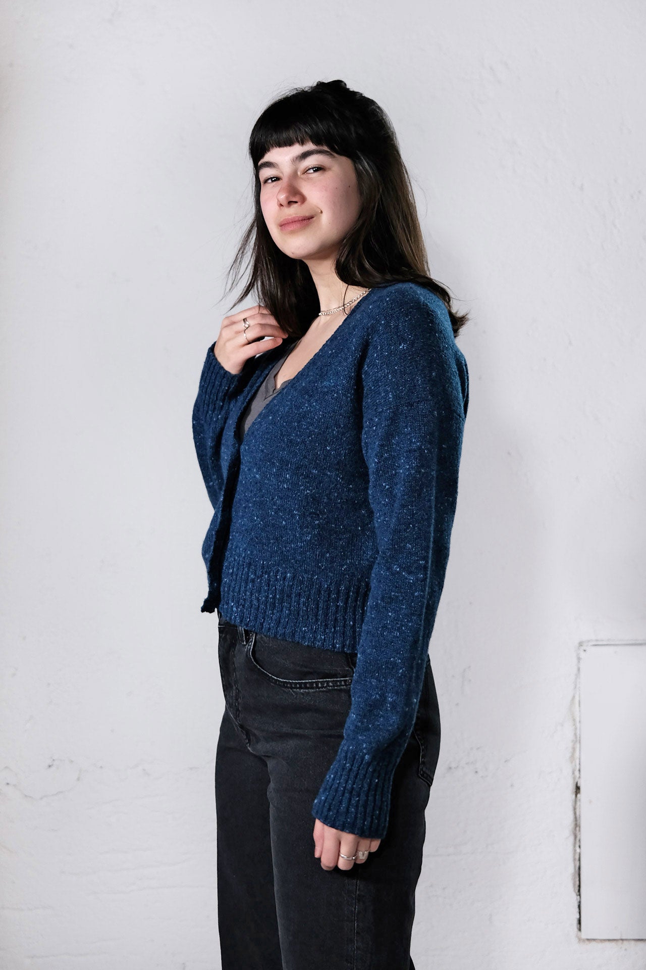 amon 1121409 Tweed short cardigan