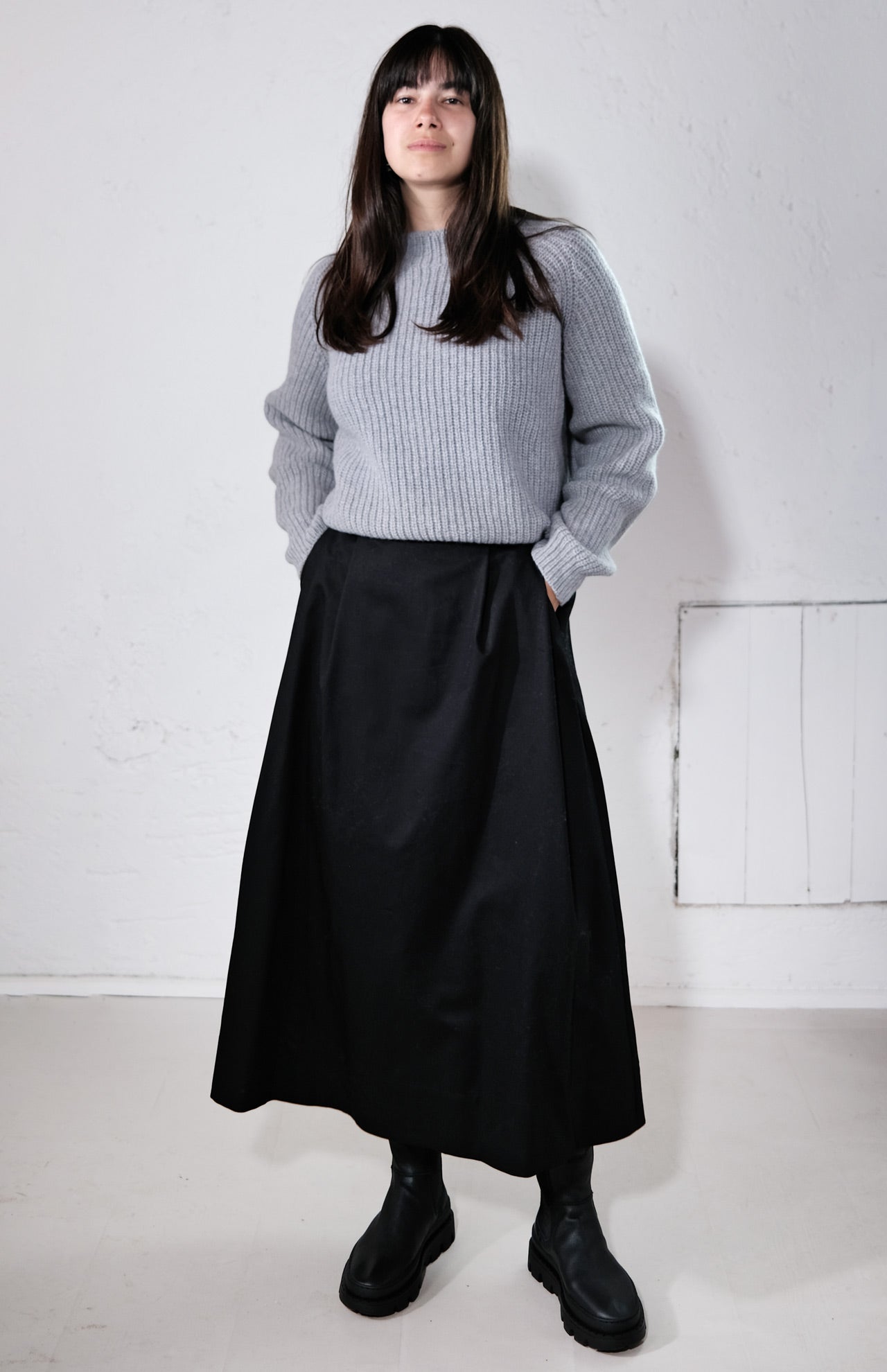 amon 1360600 Luna gabardine skirt