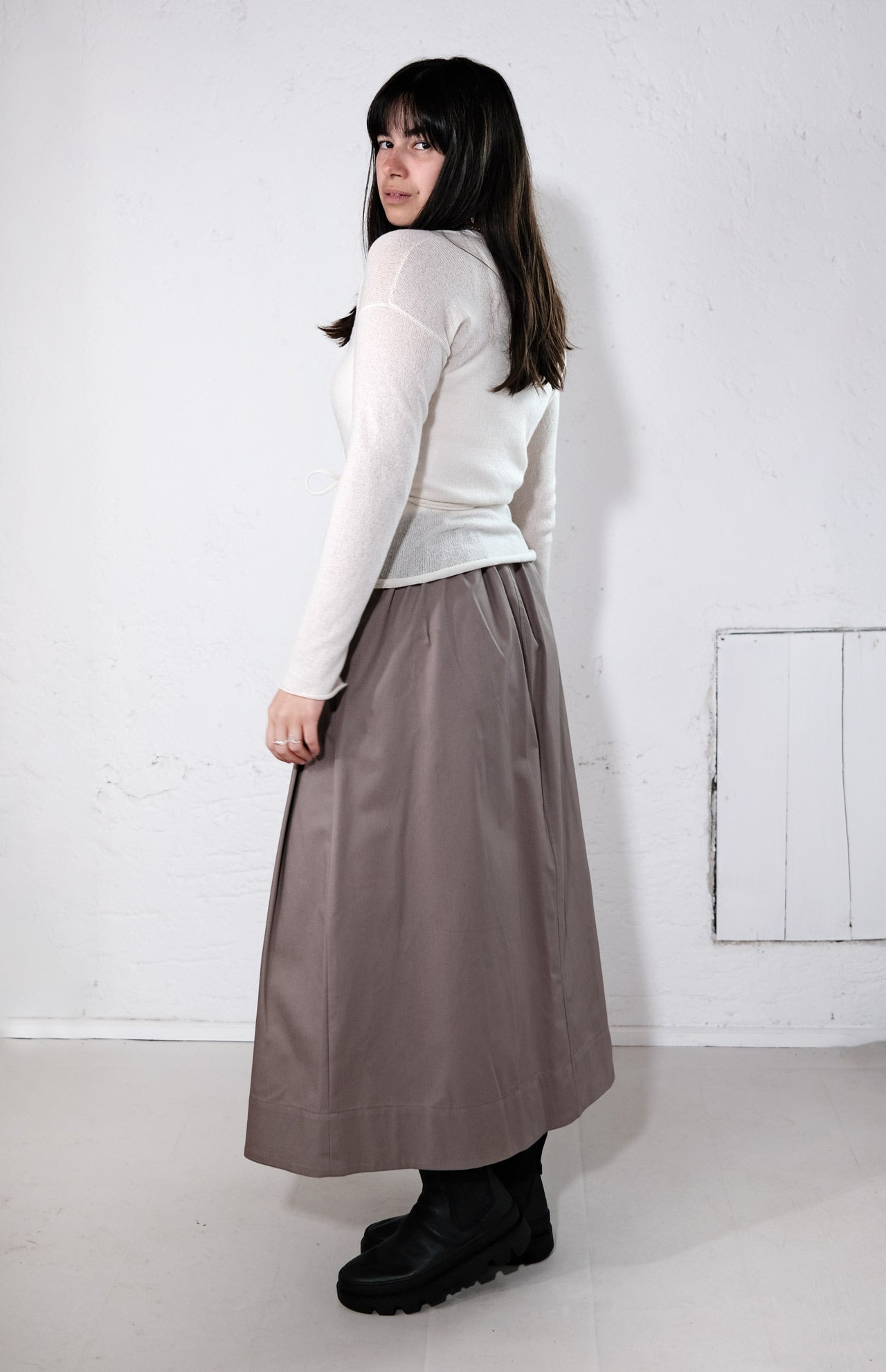 amon 1360600 Luna gabardine skirt