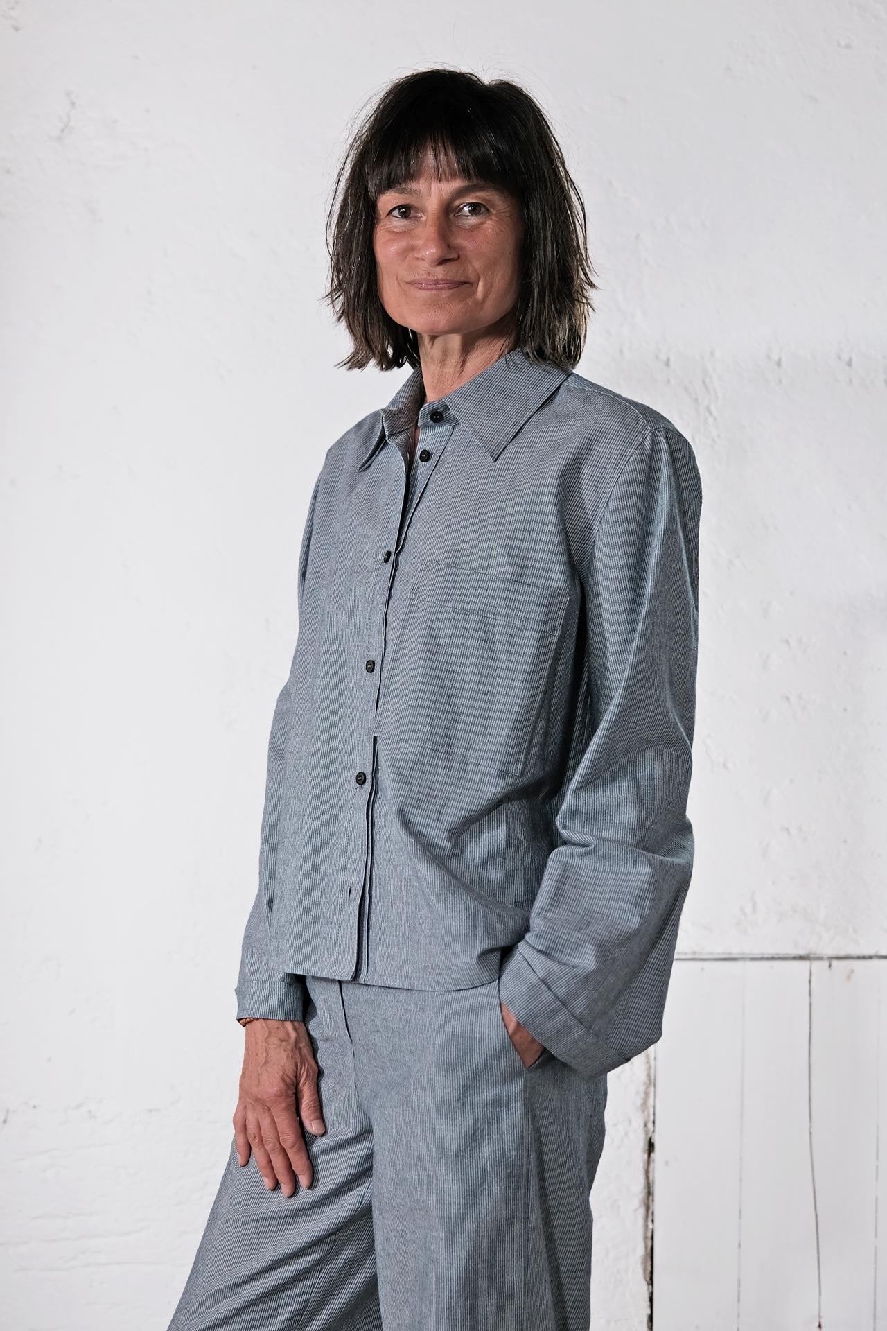 amon 1380800 Dana shirt fine stripe