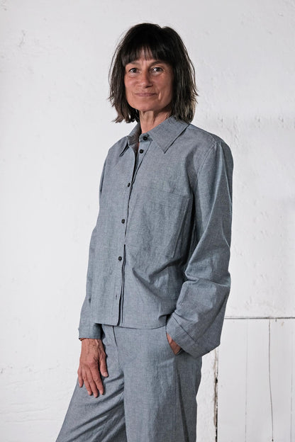 amon 1380800 Dana shirt fine stripe