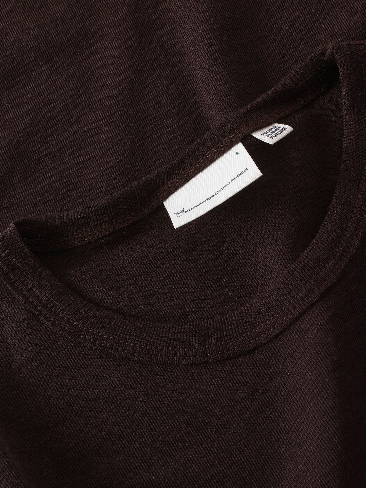 Knowledge Cotton Merino rib long sleeve t-shirt women
