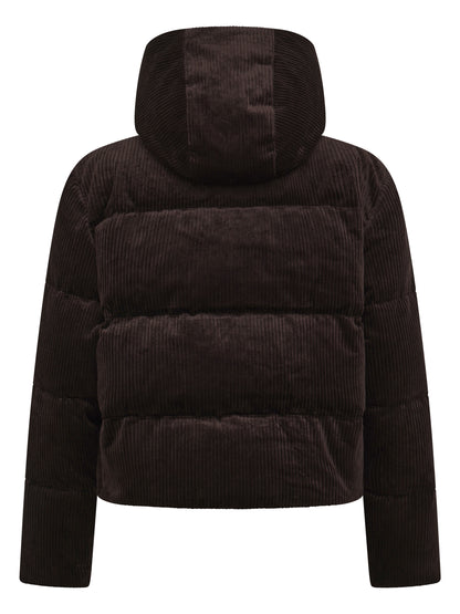 Knowledge Cotton Corduroy puffer jacket women