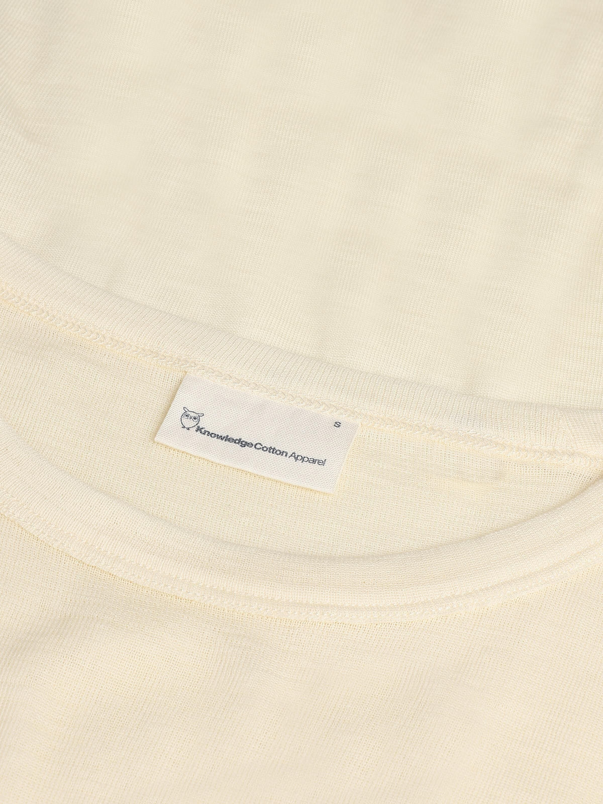 Knowledge Cotton Merino rib long sleeve t-shirt women