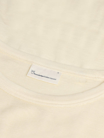 Knowledge Cotton Merino rib long sleeve t-shirt women
