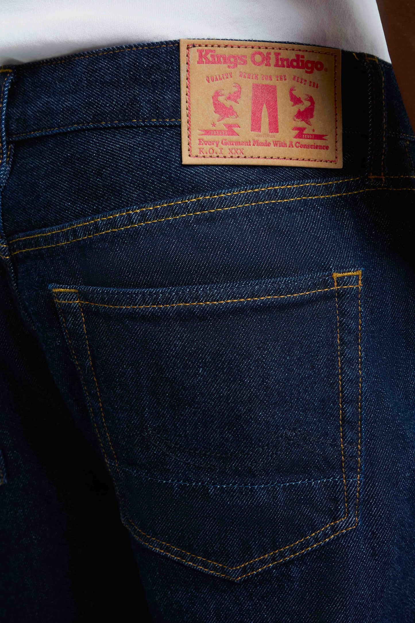 Kings of Indigo  K260751301 ISKANDER 4159 NATURAL STRETCH MID WORN