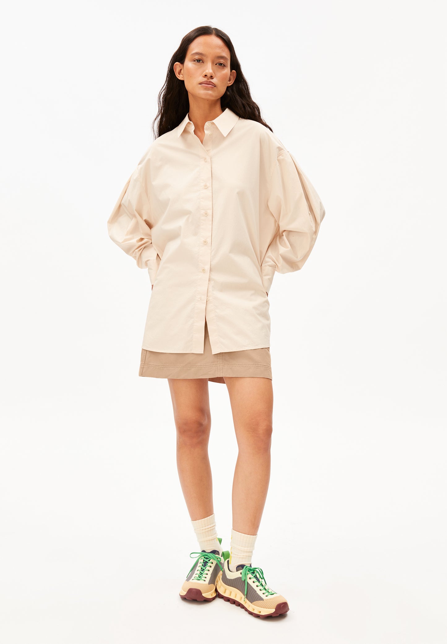 Armedangels BARREL SLEEVE POPLIN BLOUSE Bluse langarm