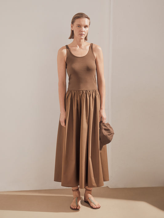Armedangels MATERIAL MIX DRESS S26