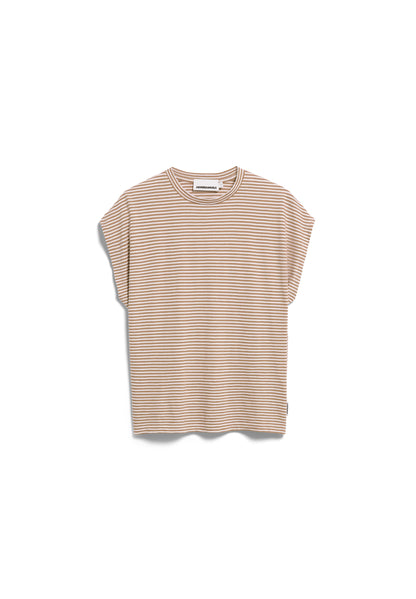 Armedangels SLUB JERSEY STRIPE T-SHIRT S26