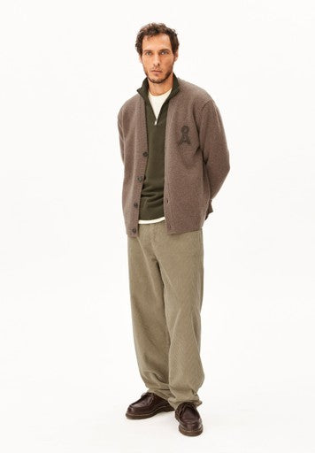 ARMEDANGELS MEN REC WOOL KNIT JACKET