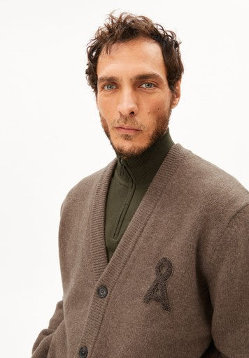 ARMEDANGELS MEN REC WOOL KNIT JACKET