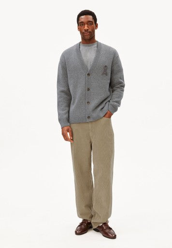 ARMEDANGELS MEN REC WOOL KNIT JACKET
