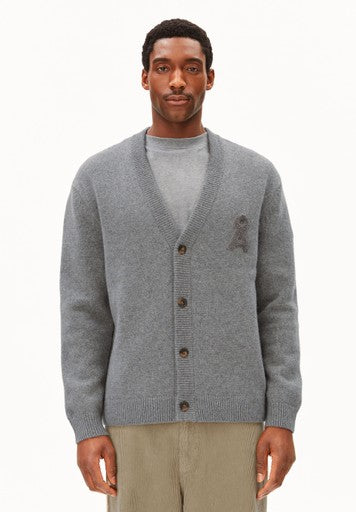 ARMEDANGELS MEN REC WOOL KNIT JACKET