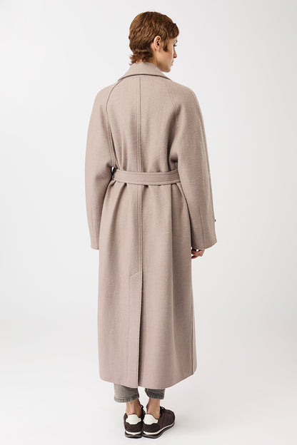 Langer Chen  Walkmantel mit Revers Mäntel Women