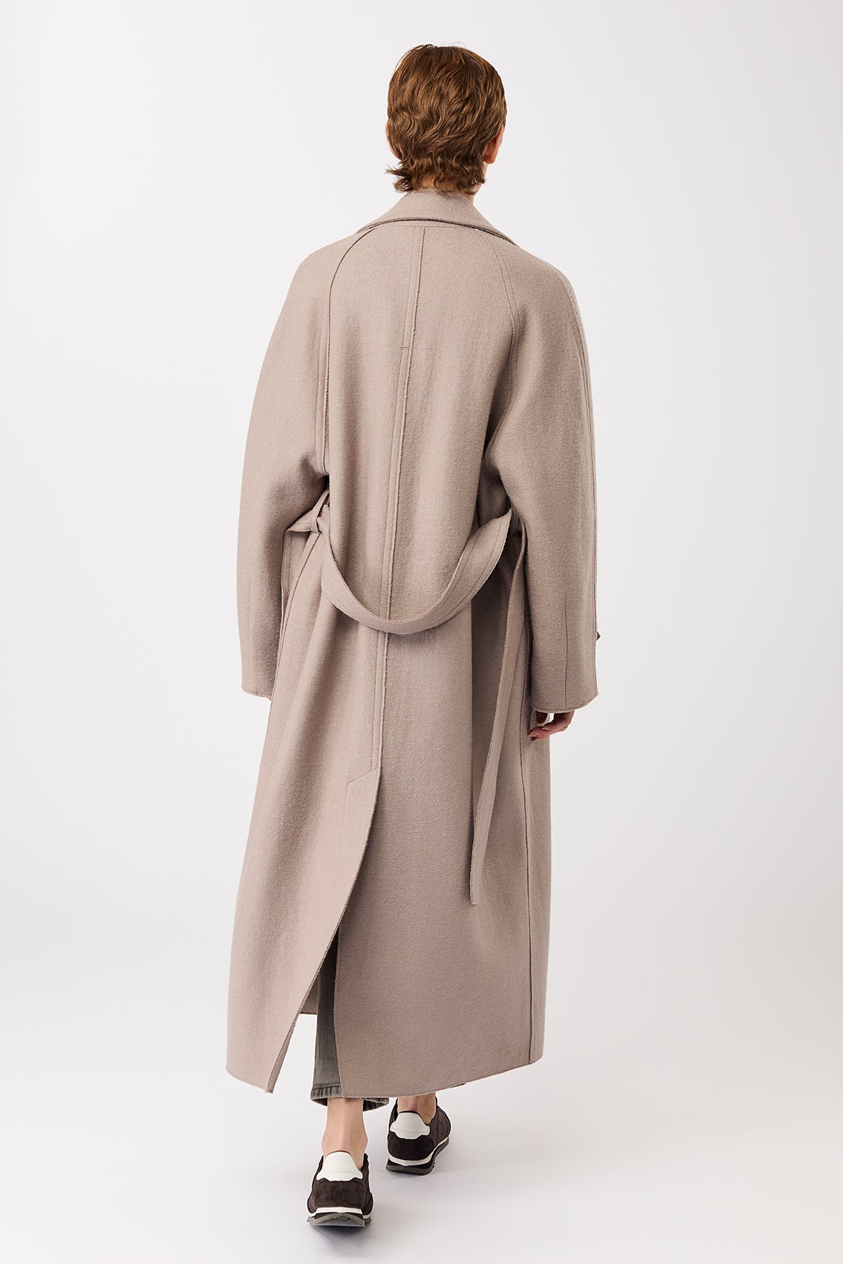 Langer Chen  Walkmantel mit Revers Mäntel Women