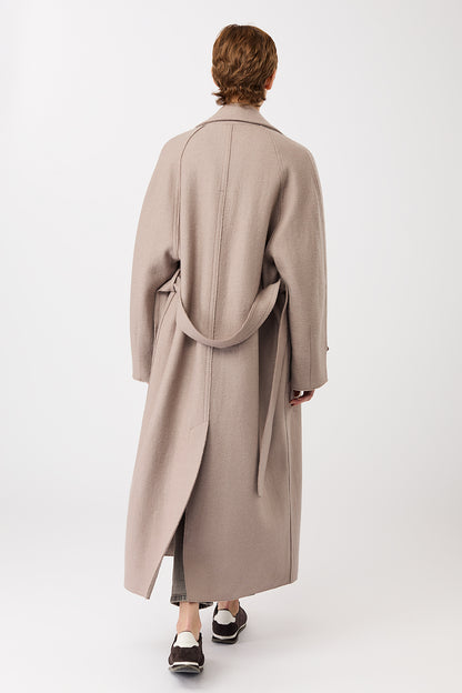 Langer Chen  Walkmantel mit Revers Mäntel Women
