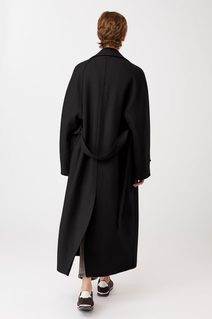 Langer Chen  Walkmantel mit Revers Mäntel Women
