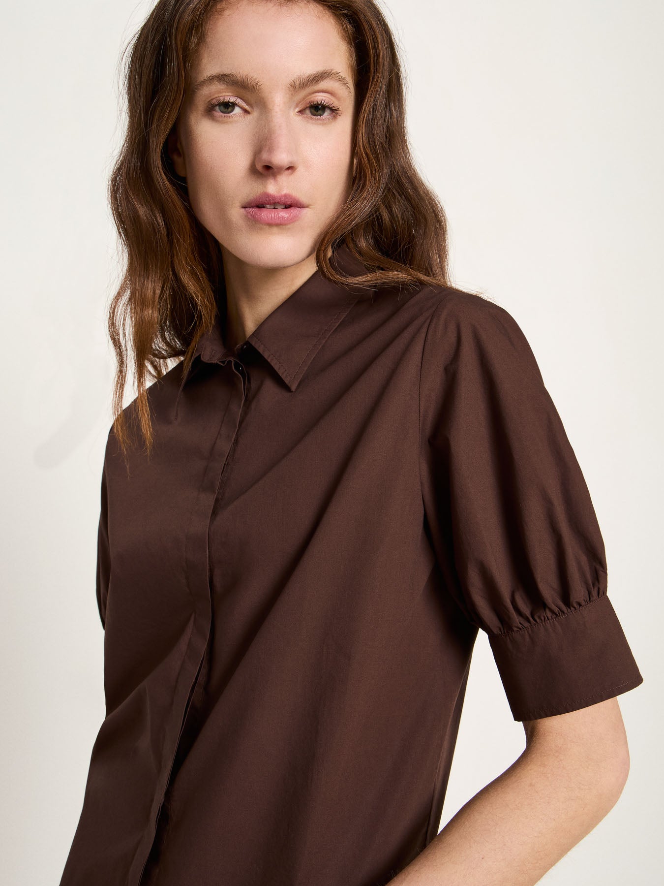 LANIUS 14576 Bluse mit Puffärmeln