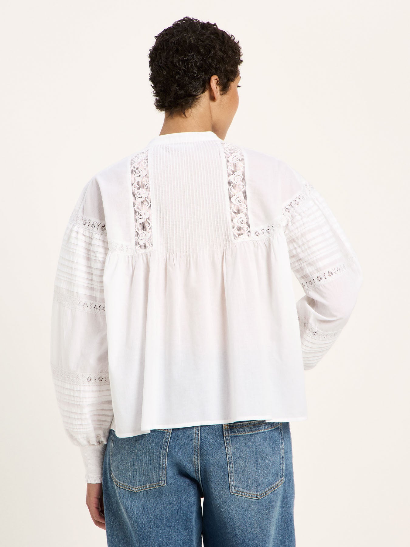 LANIUS Spitzenbluse  100% Cotton (kbA)