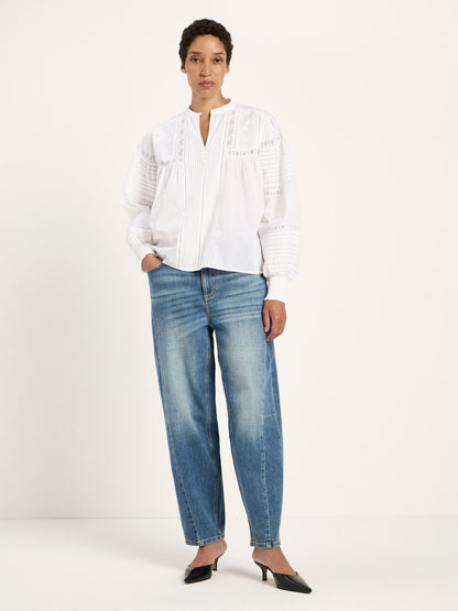 LANIUS Spitzenbluse  100% Cotton (kbA)