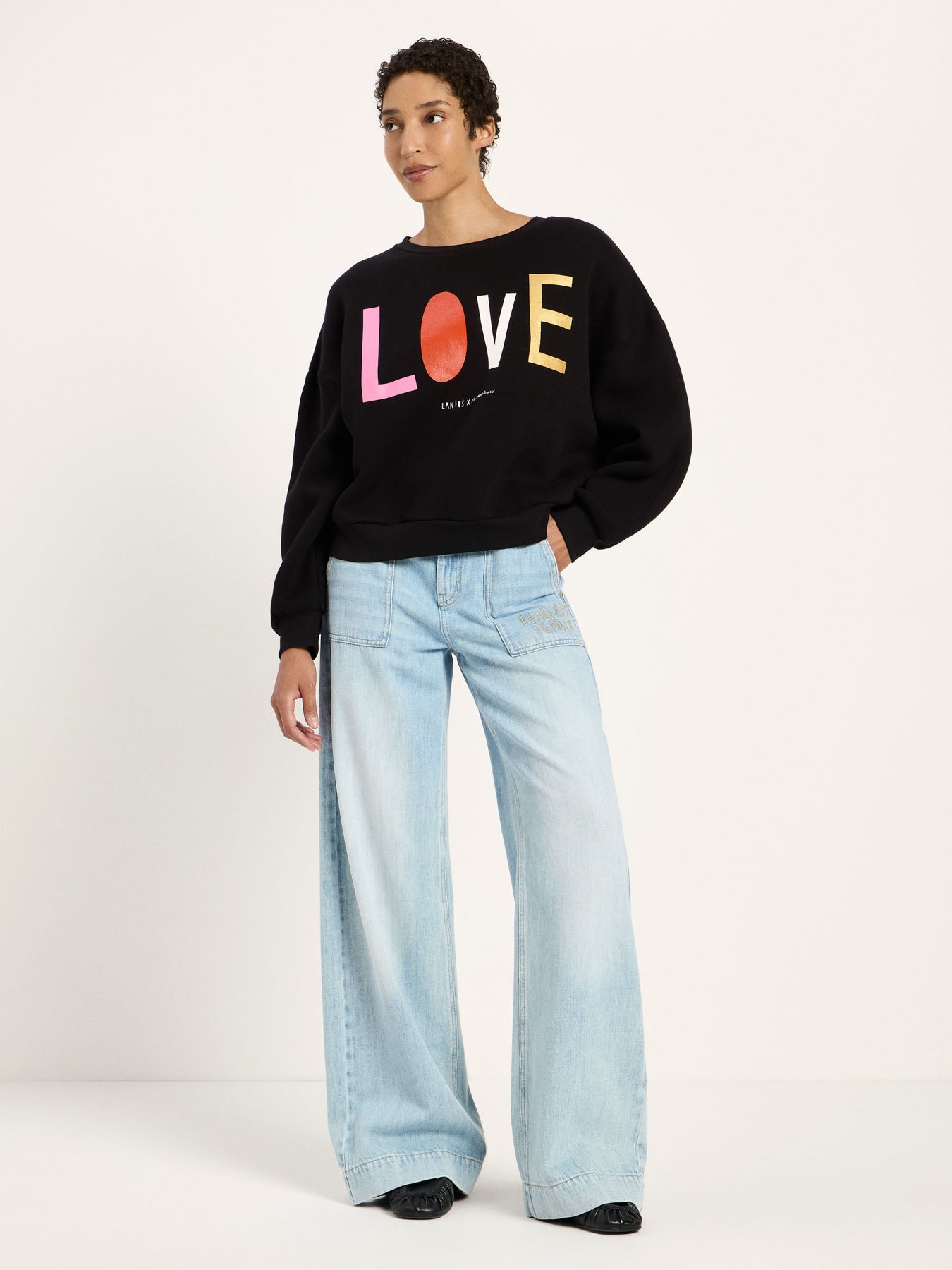 LANIUS Statementsweatshirt  LOVE