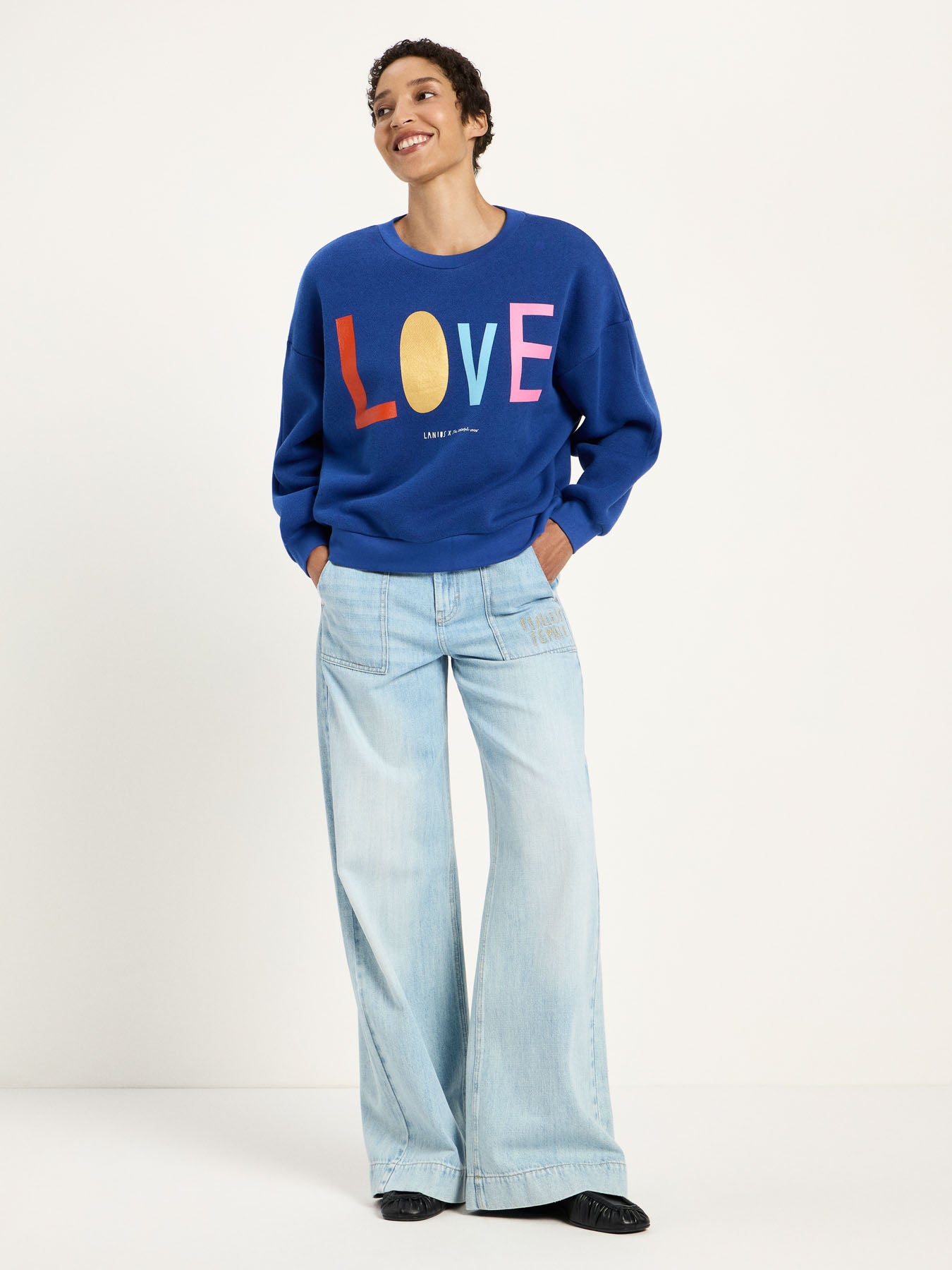 LANIUS Statementsweatshirt  LOVE