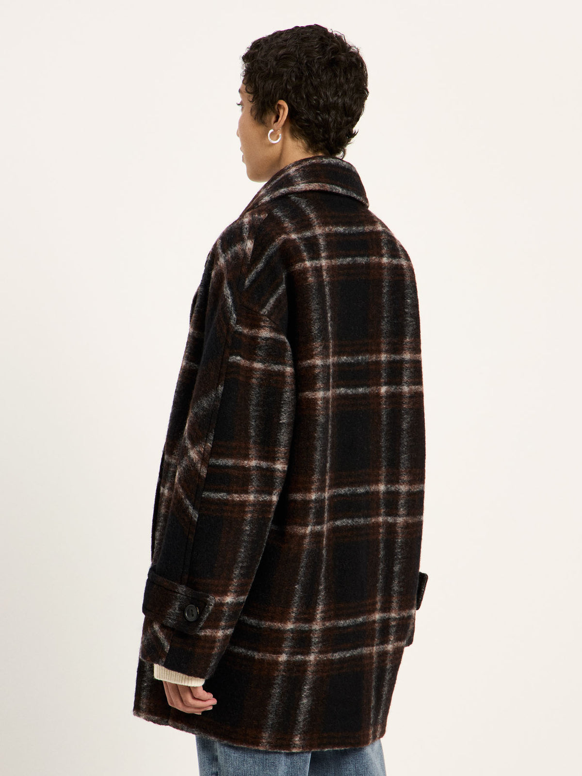 LANIUS Karo Mantel 70% Virgin wool (kbT), 30% Cotton (kbA)
