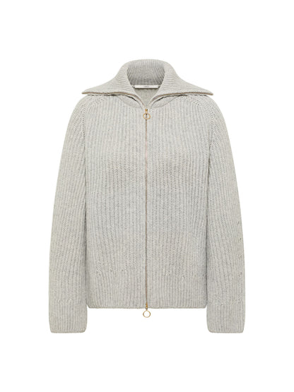 LANIUS Strickjacke in Rippoptik