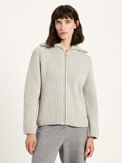 LANIUS Strickjacke in Rippoptik