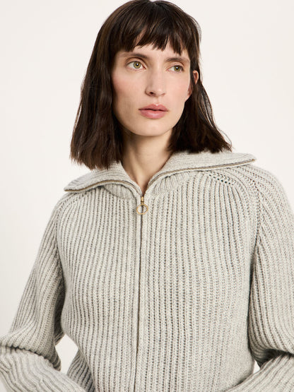 LANIUS Strickjacke in Rippoptik