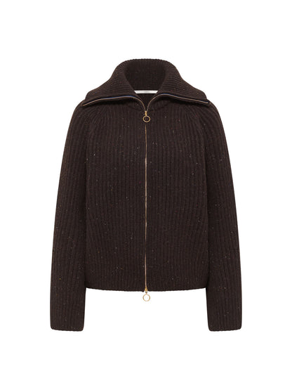 LANIUS Strickjacke in Rippoptik