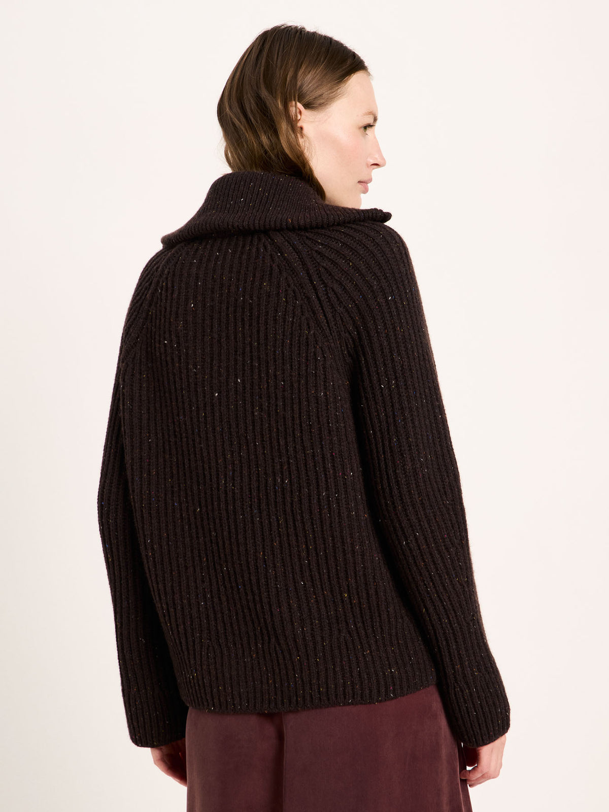 LANIUS Strickjacke in Rippoptik