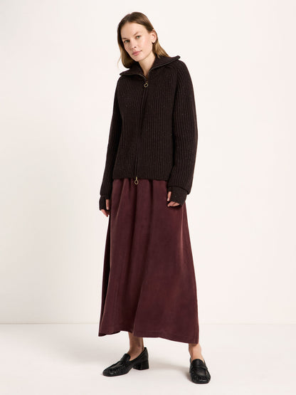 LANIUS Strickjacke in Rippoptik
