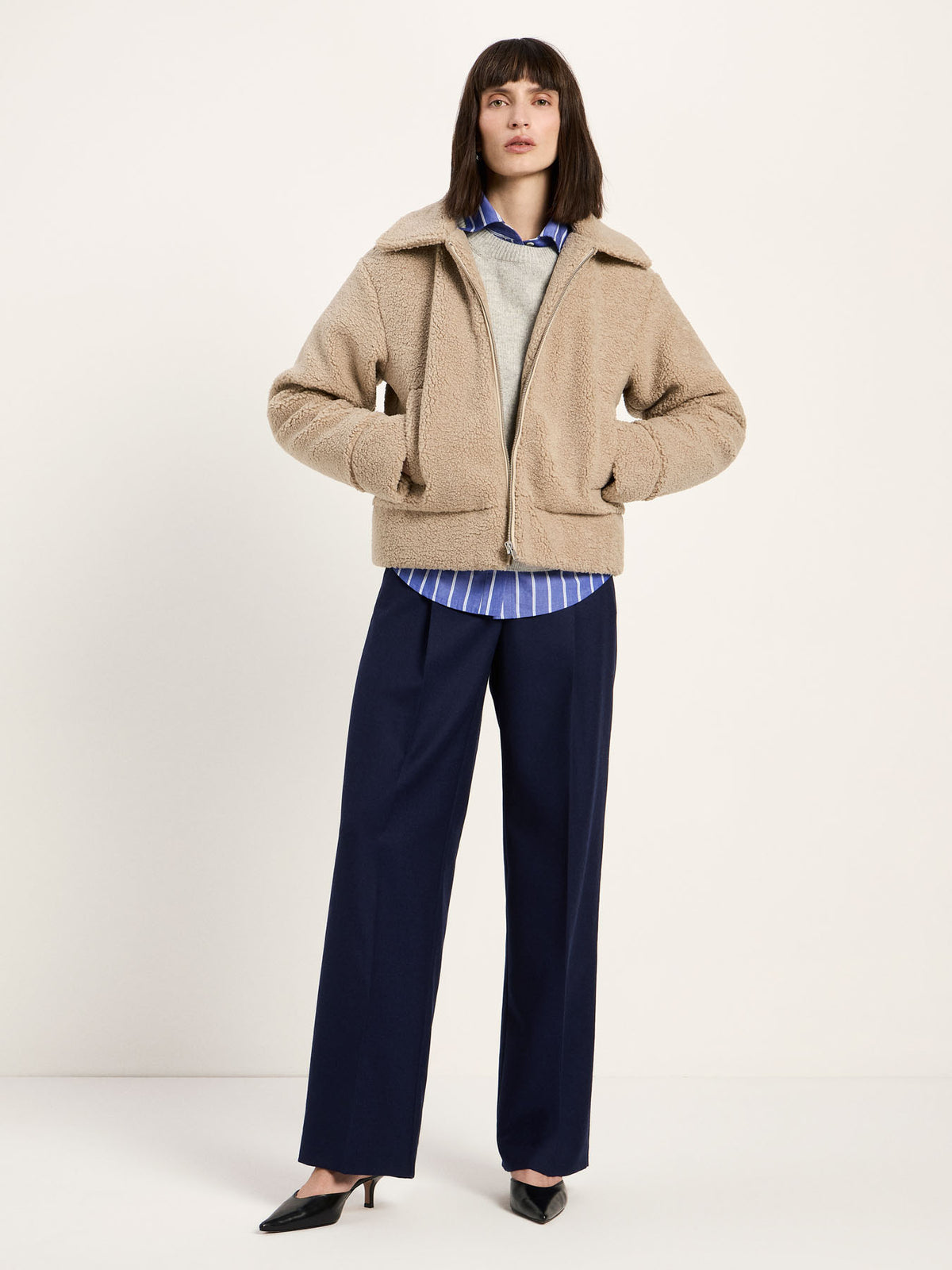 LANIUS Teddyjacke  100% Polyester (rec)