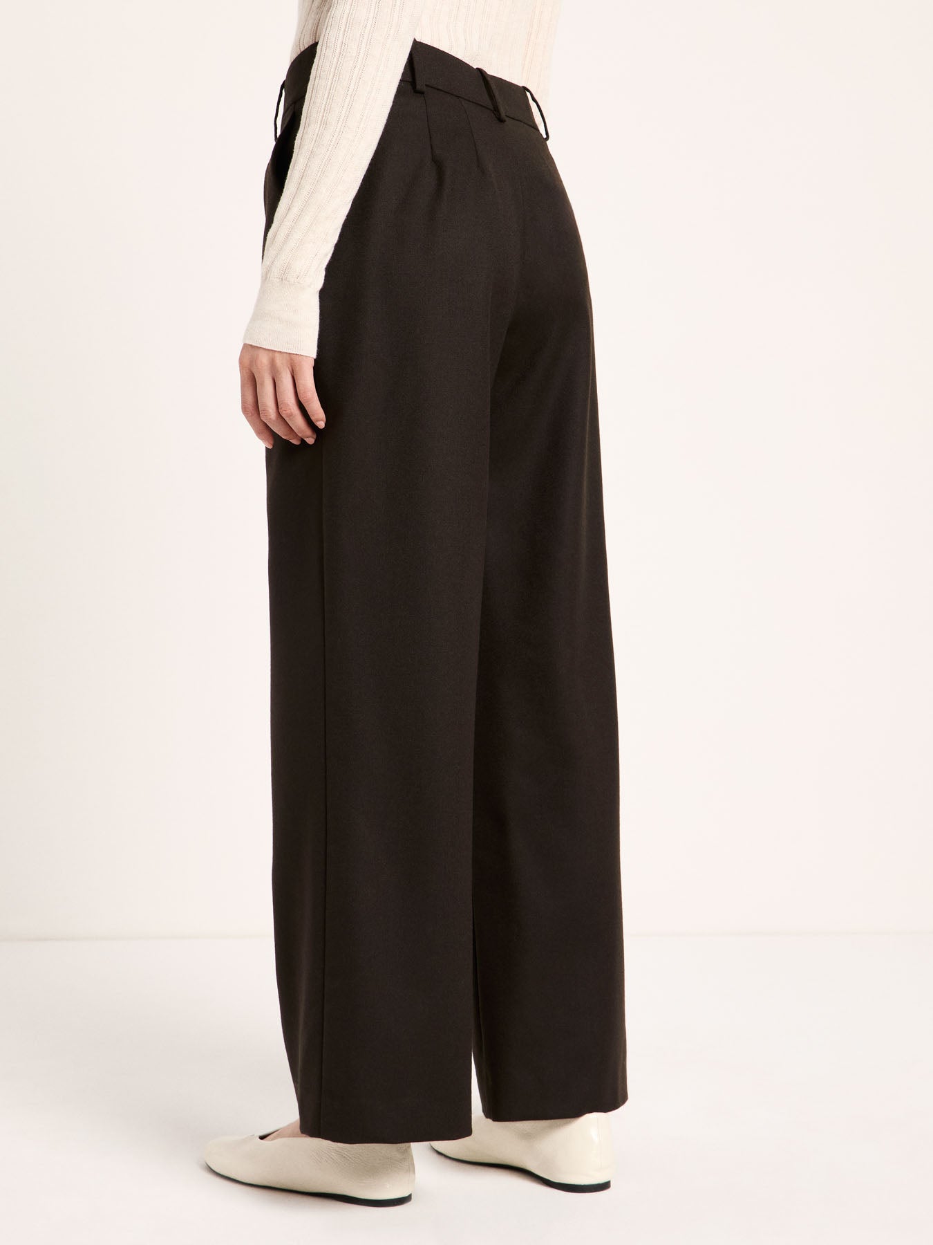 LANIUS Hose mit Bundfalte  100% Virgin wool (kbT)