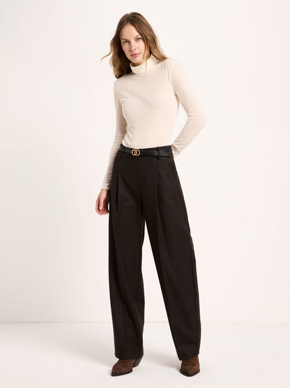 LANIUS Hose mit Bundfalte  100% Virgin wool (kbT)