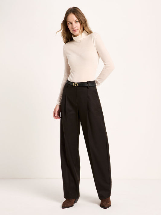 LANIUS Hose mit Bundfalte  100% Virgin wool (kbT)