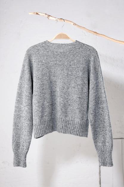 amon 1111404 tweed short sweater