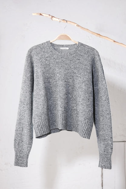 amon 1111404 tweed short sweater
