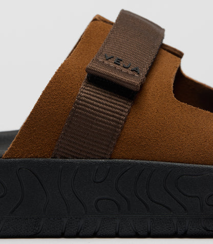 VEJA ARPOADOR SUEDE SOFT COGNAC_EAGLE_BLACK WOMEN