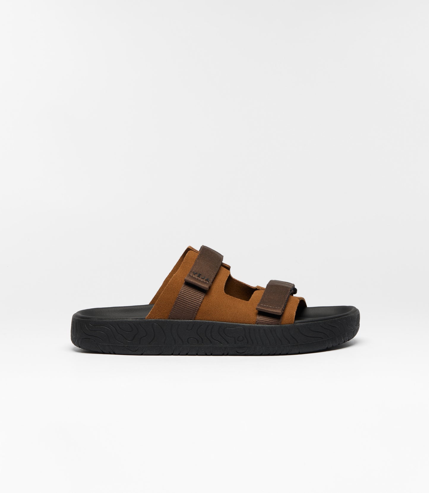 VEJA ARPOADOR SUEDE SOFT COGNAC_EAGLE_BLACK WOMEN